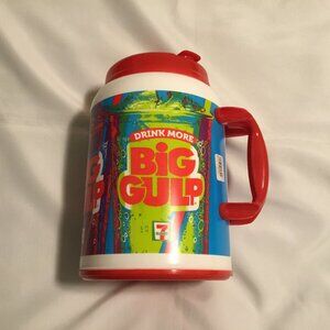 7-Eleven 7 11 Big Gulp Whirley Red 100 oz Insulated Mug Bottle XM-100